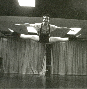 Erik Novoa in a Russian Split at The Dalton School in New York in 1991