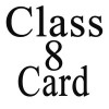 8 Class Card
